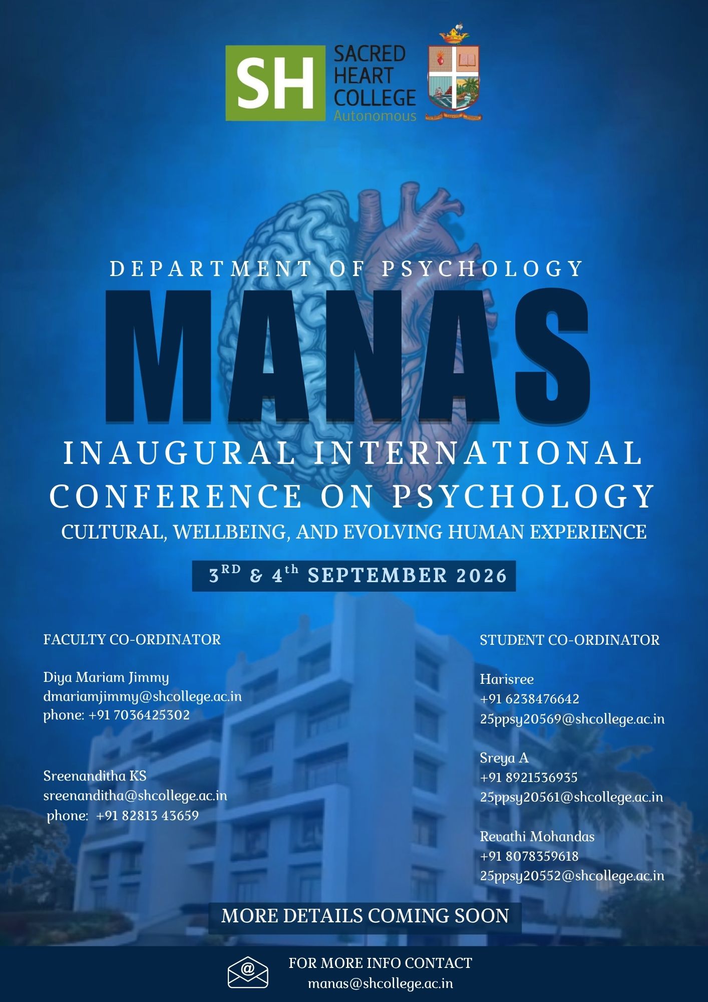 Manas 2026: International Conference on Psychology in Context